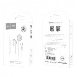 HOCO Wired earphones Type-C “L10 Acoustic” with microphone
