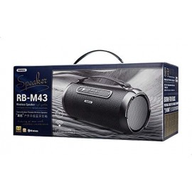 Remax RB-M43 Outdoor Bluetooth Speaker with Subwoofer and AUX Cable Remax RB-M43 Outdoor Bluetooth Speaker with Subwoofer and AUX Cable