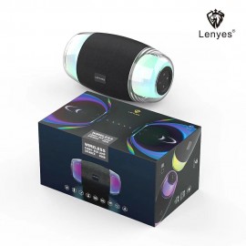 Lenyes S808 360 Degree Surround Wireless Bluetooth Speakers with LED Light Lenyes S808 360 Degree Surround Wireless Bluetooth Speakers with LED Light