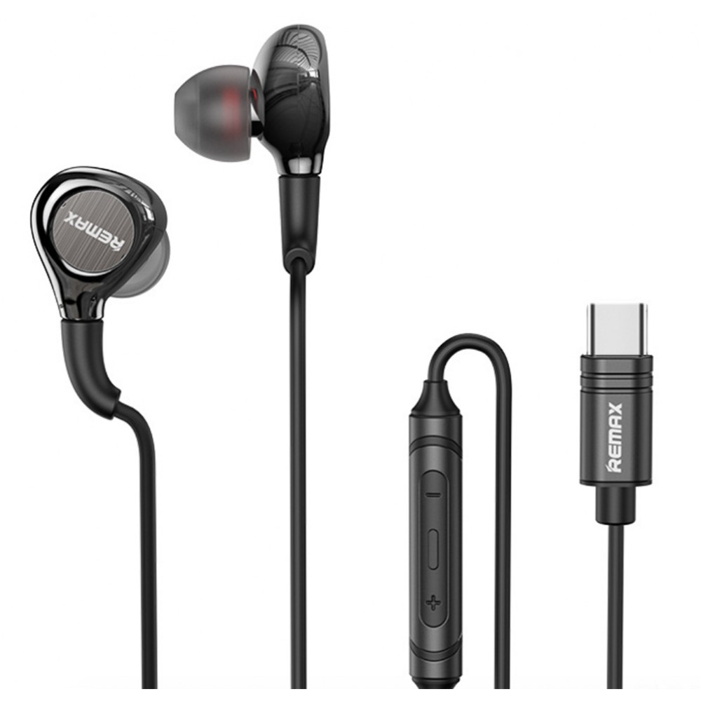 Remax RM-655a Type-C Wired Earphone  Remax RM-655a Type-C Wired Earphone
