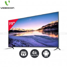  Videocon 75" 4K UHD Smart Android 9.00 LED TV