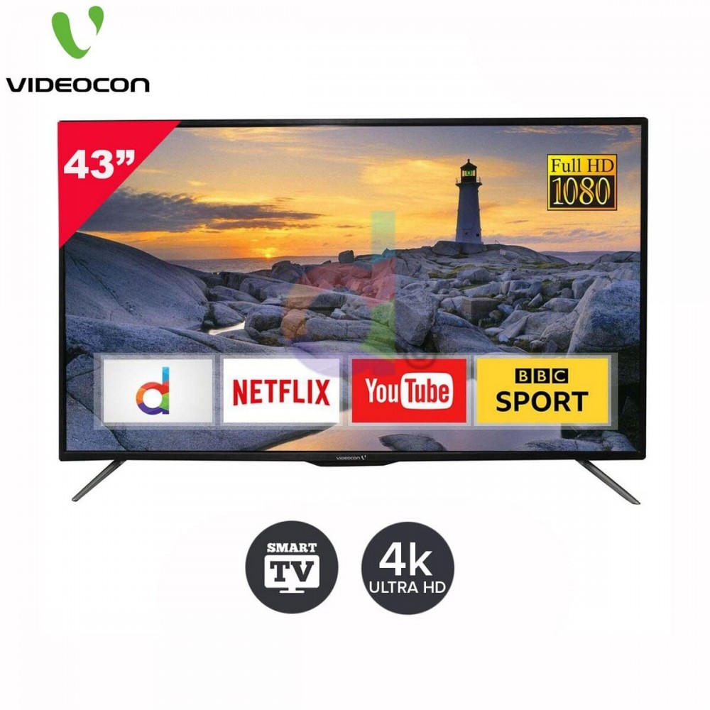 Videocon Led Tv 43 4K 9.00 Google Smart With Soundbar Videocon Led Tv 43 4K 9.00 Google Smart With Soundbar