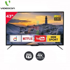 Videocon Led Tv 43 4K 9.00 Google Smart With Soundbar