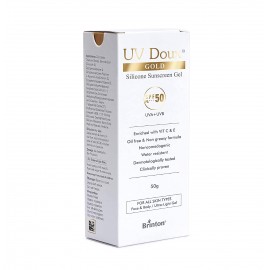 Brinton UV Doux Gold Silicone Sunscreen Gel SPF 50 pa+++ UVA/UVB - 50 g