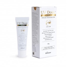 Brinton UV Doux Gold Silicone Sunscreen Gel SPF 50 pa+++ UVA/UVB - 50 g