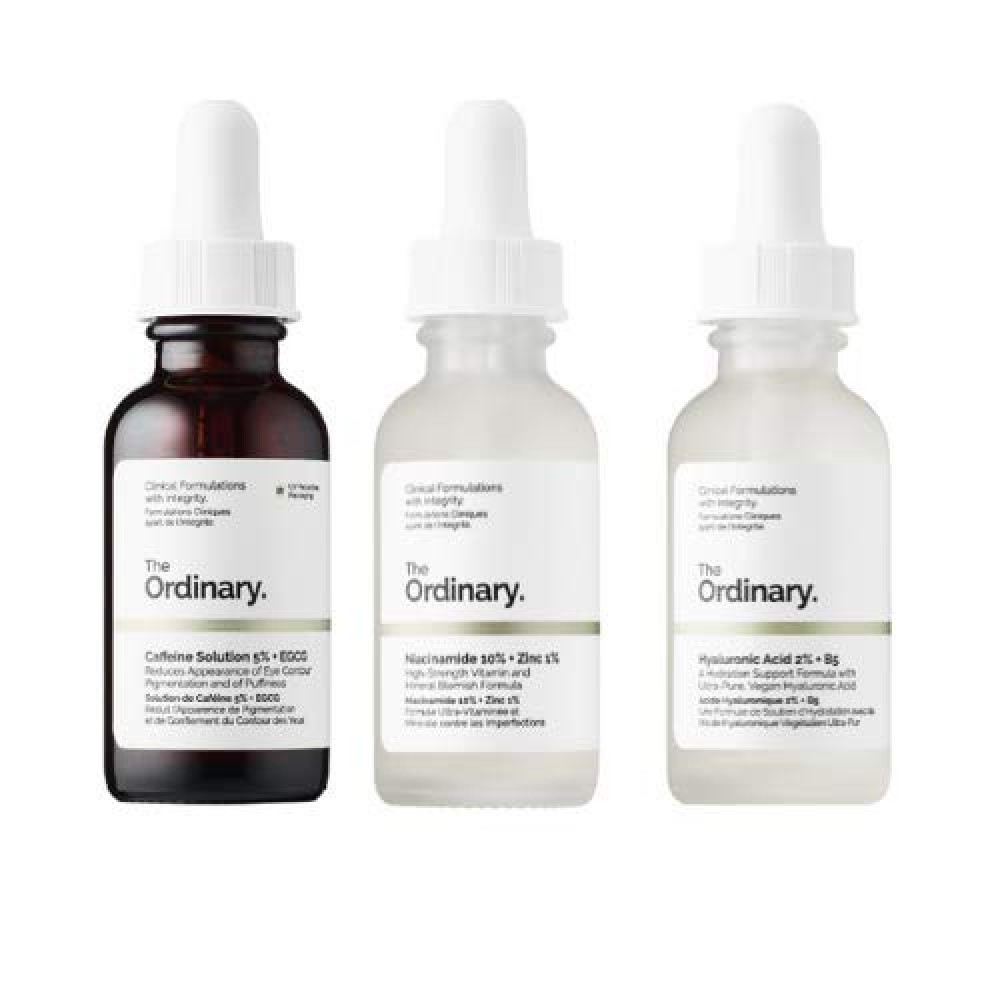 The Ordinary Face Serum Set | Caffeine Solution 5% + EGCG | Hyaluronic Acid 2% + B5 | Niacinamide 10% + Zinc 1% The Ordinary Face Serum Set | Caffeine Solution 5% + EGCG | Hyaluronic Acid 2% + B5 | Niacinamide 10% + Zinc 1%