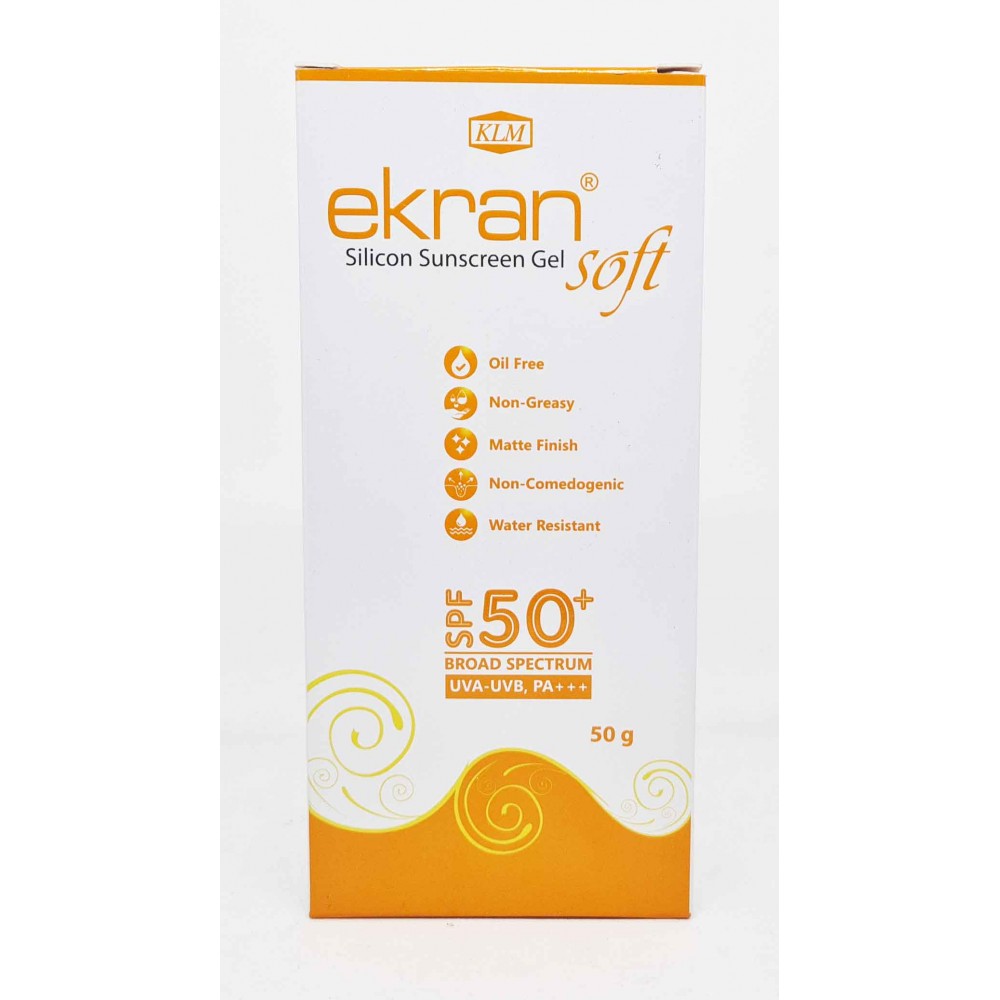 Ekran Soft Silicone Sunscreen Gel SPF 50+, 50gm