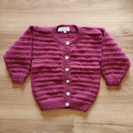 Chain Button Down Sweater - Cardigan For Kids