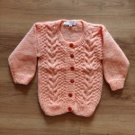 Cable Button Down Sweater - Handmade Woolen Sweater For Kids Cable Button Down Sweater - Handmade Woolen Sweater For Kids