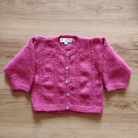 Solid Button Down Sweater - Winter Clothes For Kids