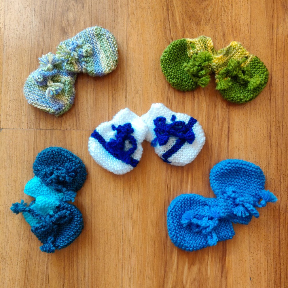 Mittens Set of 5 - Winter Wear For Kids