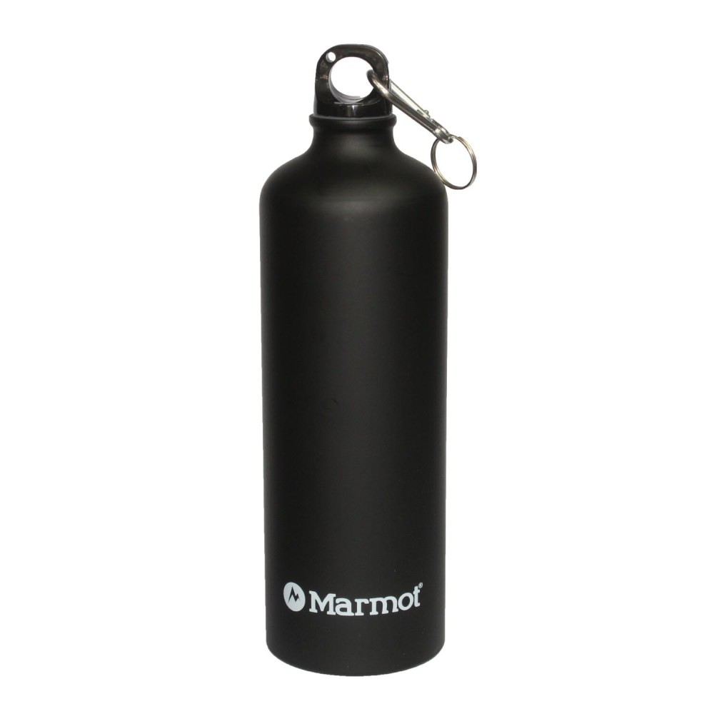 Stainless Steel Marmot Vacuum Bottle - 1ltr (Black Color)