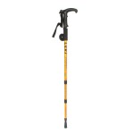 Golden Black Leki Anti ShockTrekking T-Handle Pole | Walking Poles