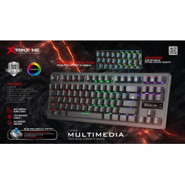 XTRIKE GK-979 Wired Mechanical Keyboard 