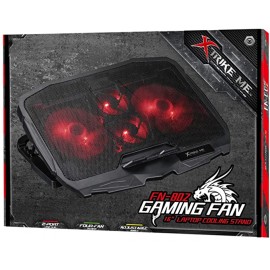 XTRIKE -Portable Power Cooling System FN-802 With 4 Fans Laptop Cooler