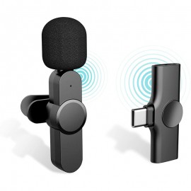 Joyroom-Lavalier Microphone Black (Type-C)