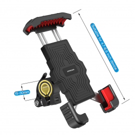Phone Holder For Bicycle and Motorcycle-Black -Red