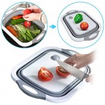 Multifunction Over-The-Sink Cutting Board With Removable Collapsible Colander Multifunction Over-The-Sink Cutting Board With Removable Collapsible Colander