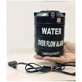 Water Tank Overflow Alarm Siren with Voice Sound, Wired Sensor Security System Water Alarm Bell with Free Water Sensor