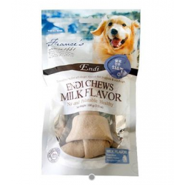 Endi Chews Milk Flavor Soft Knotted Treats Bone - 100gm