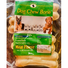 TREATS Dog Chew White Stick Bone In Meat Flavour | 100 Gram