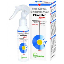 Vetoquinol Fixotic Advance Anti-flea and tick Spray  | 100 Ml Vetoquinol Fixotic Advance Anti-flea and tick Spray  | 100 Ml