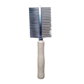 Shedding Comb With Wooden Handle for Long Hair | 2 Sided