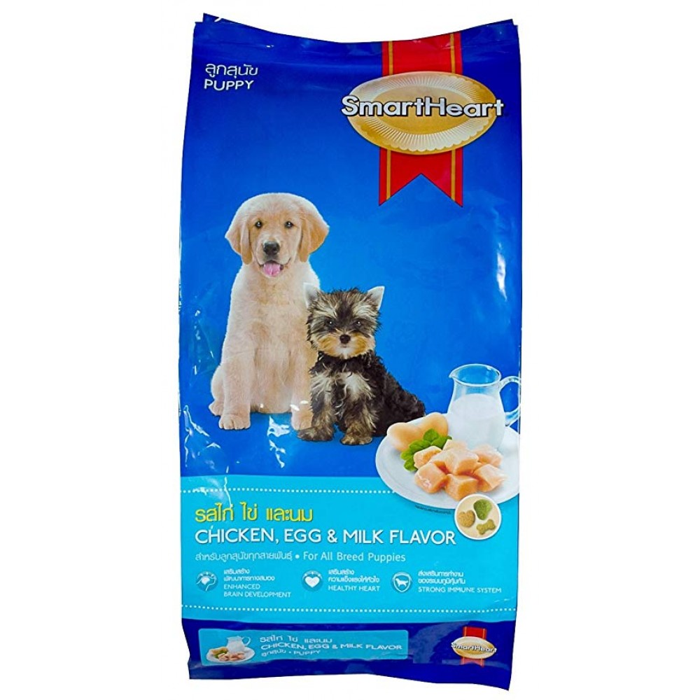 Smart Heart Puppy Food Chicken, Egg and Milk Flavor - 1.5kg Smart Heart Puppy Food Chicken, Egg and Milk Flavor - 1.5kg