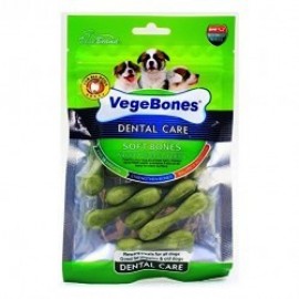VEGEBRAND VegeBones Treats Soft Bones for Dental Care Dry Puppy Treats | 60 Gram