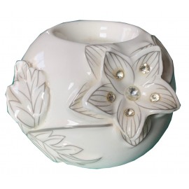 Ceramic Round Candle Stand Medium/Candle Holder