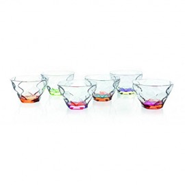 RCR Colour Dessert Bowl Set Of 6pcs