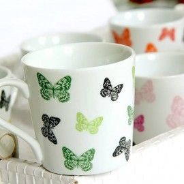 Butterfly Mug Set Of 6Pcs | Kitchen Accessories