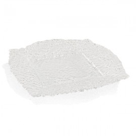 Glass Square Serving Platter 32cm/Kitchen utensils