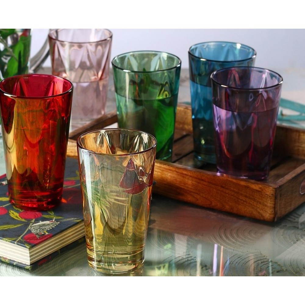 Vidivi Euforia Highball Glass Colored - Set Of 6pcs Vidivi Euforia Highball Glass Colored - Set Of 6pcs