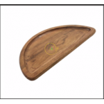 Acacia Wooden D-Shaped Platter  Acacia Wooden D-Shaped Platter