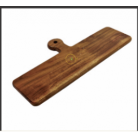 Acacia Woods Fish Platter With Pickle Bowl