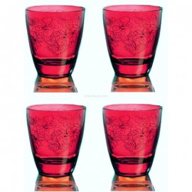 Borgonovo Juice Glass Coloured Set Of 6pcs