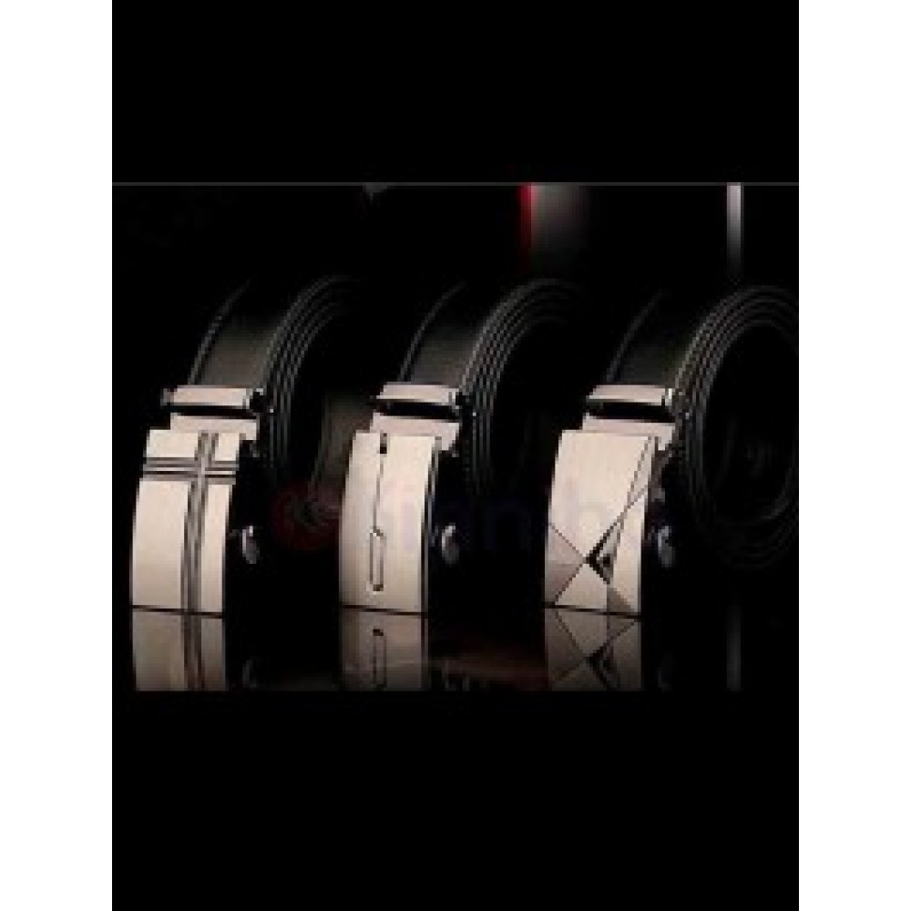 Set Of 3 Famous Brand Belt New Men Designer Automatic Buckle Cowhide Leather Luxury Belts Set Of 3 Famous Brand Belt New Men Designer Automatic Buckle Cowhide Leather Luxury Belts