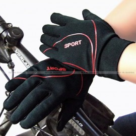 Cycling Sports Gloves For Men Winter Plus Velvet Thickening Non Slip Touch Screen Gloves