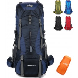 Outdoor Sports 70+5L Camping ,Trekking Mountaineering Backpack | Unisex Climbing Travel Bag
