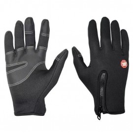 Winter Touch Screen Gloves Men Warm Windproof Glove For Men Fashion Classic Black