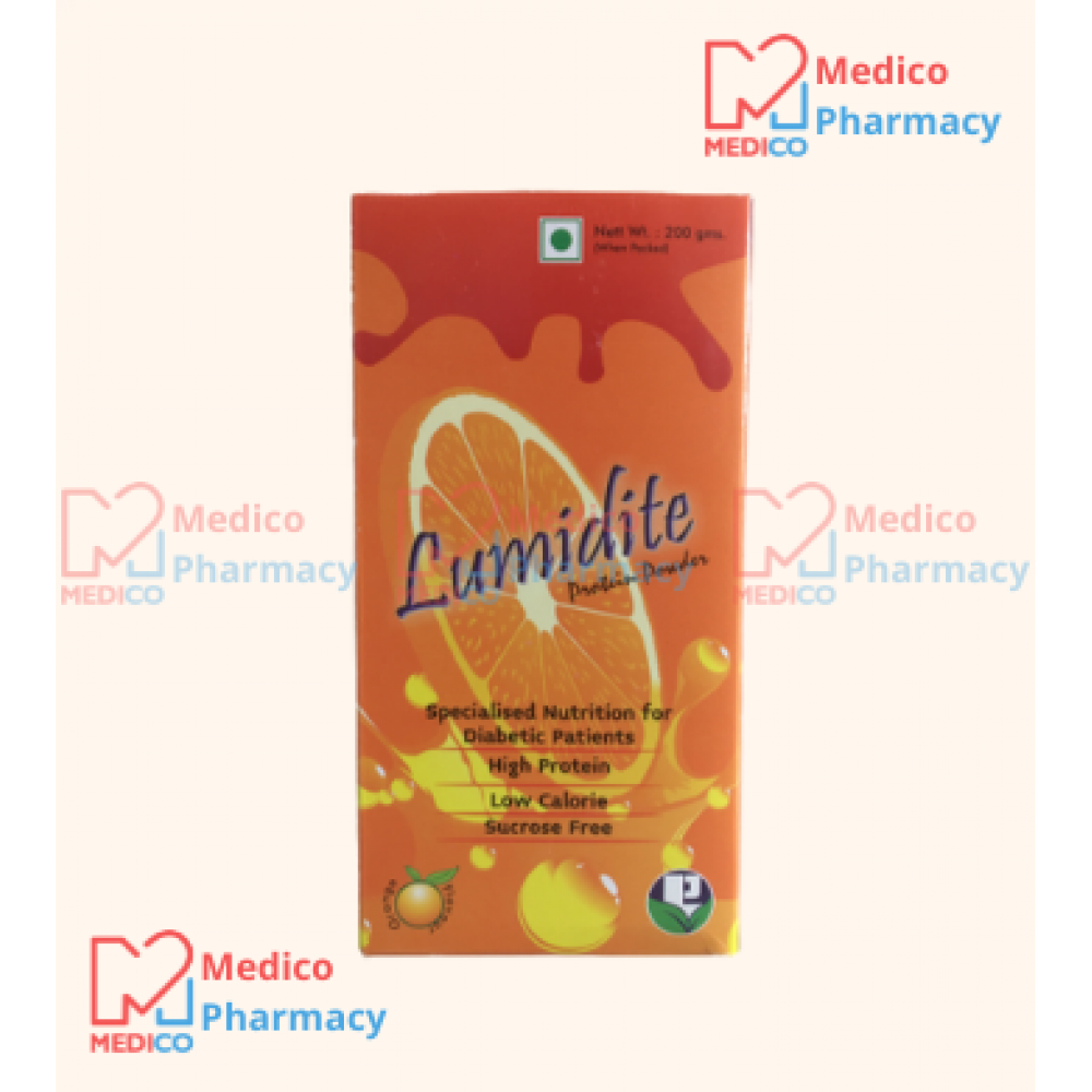 Lumidite Proteins Powder For Immunity |  Specialized Nutrient for Diabetic Patient With High Proteins - 200 G Lumidite Proteins Powder For Immunity |  Specialized Nutrient for Diabetic Patient With High Proteins - 200 G