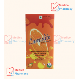 Lumidite Proteins Powder For Immunity |  Specialized Nutrient for Diabetic Patient With High Proteins - 200 G