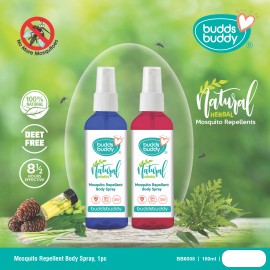 BuddsBuddy Mosquito Repellent Body Spray 100ml (1pc) BuddsBuddy Mosquito Repellent Body Spray 100ml (1pc)