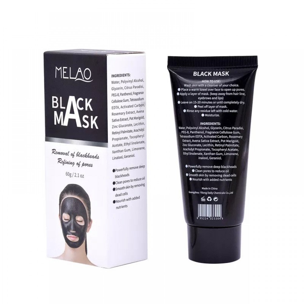 Melao Black Mask 60g | Anti-marks and Spots Removal | Blackhead Removal Melao Black Mask 60g | Anti-marks and Spots Removal | Blackhead Removal