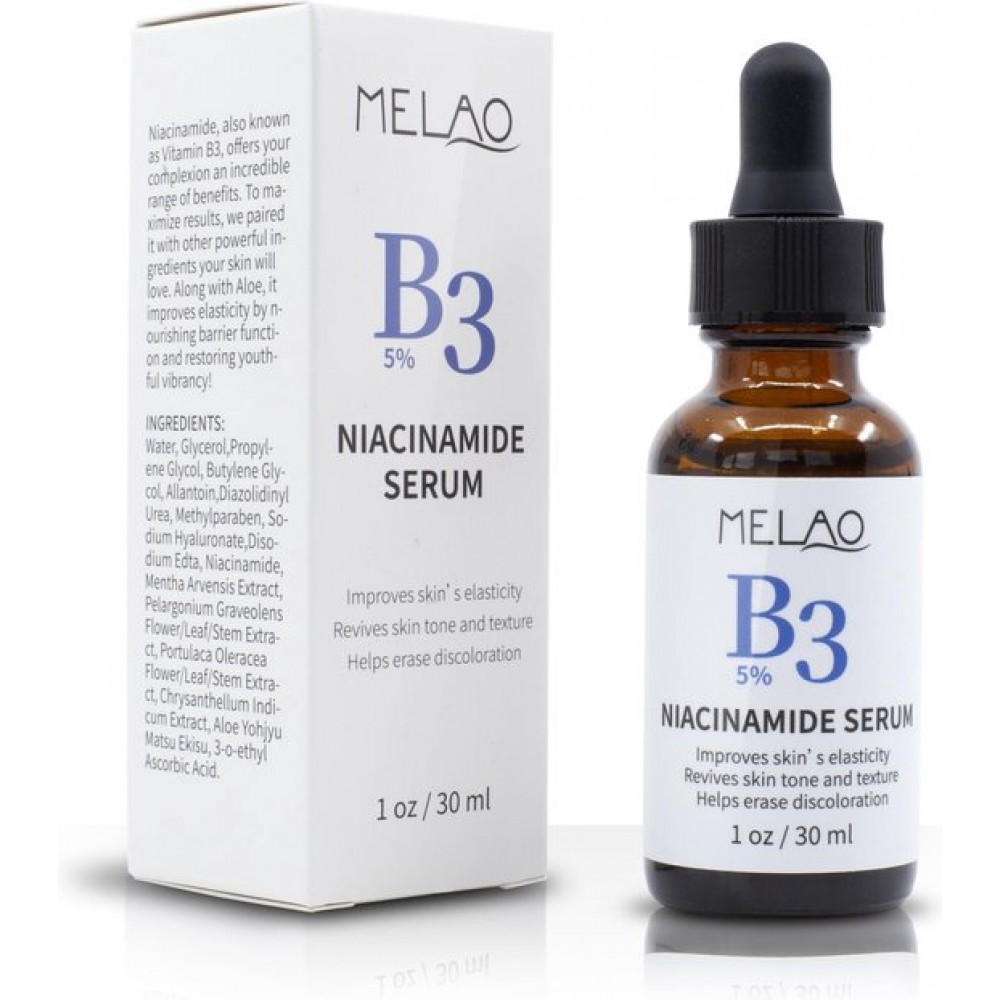 Melao Niacinamide Serum 30ml | Solves Acne, Hyper Pigmentation