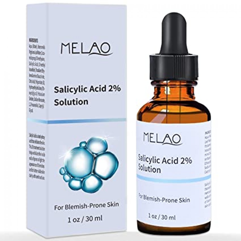 Melao Salicylic Acid 2% Solution | Exfoliates the Skin Reduce Blackheads