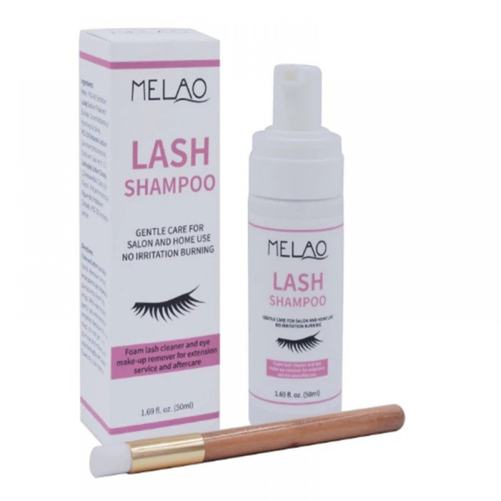 Melao Eyelash Shampoo 50ml | Eyelid Foaming Cleanser Melao Eyelash Shampoo 50ml | Eyelid Foaming Cleanser