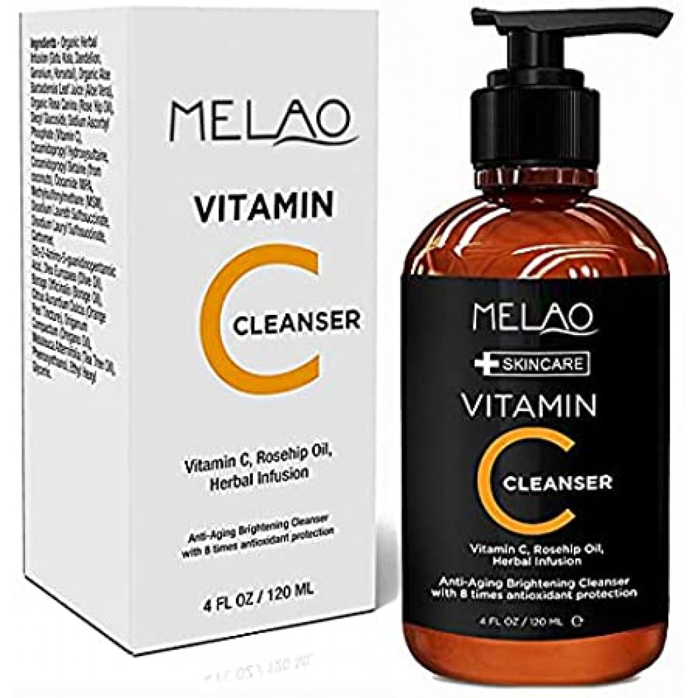 Melao Vitamin C Cleanser 100ml  | Anti Aging Brightening Cleanser Melao Vitamin C Cleanser 100ml  | Anti Aging Brightening Cleanser