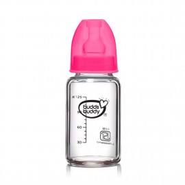 BuddsBuddy CHOICE+ Glass Feeding Bottle (1pc) - 125ml